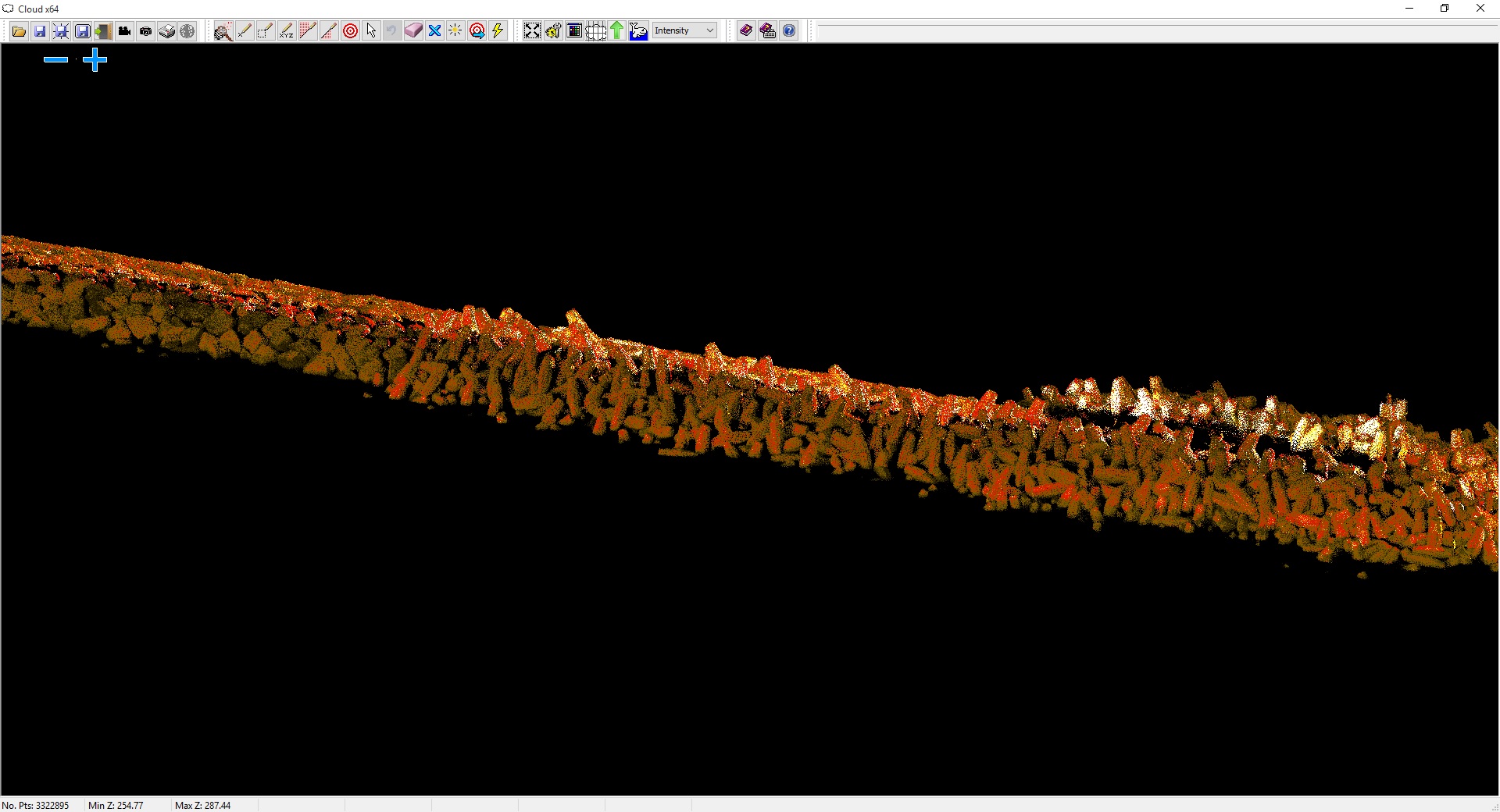 InteLAS data collected from vessel